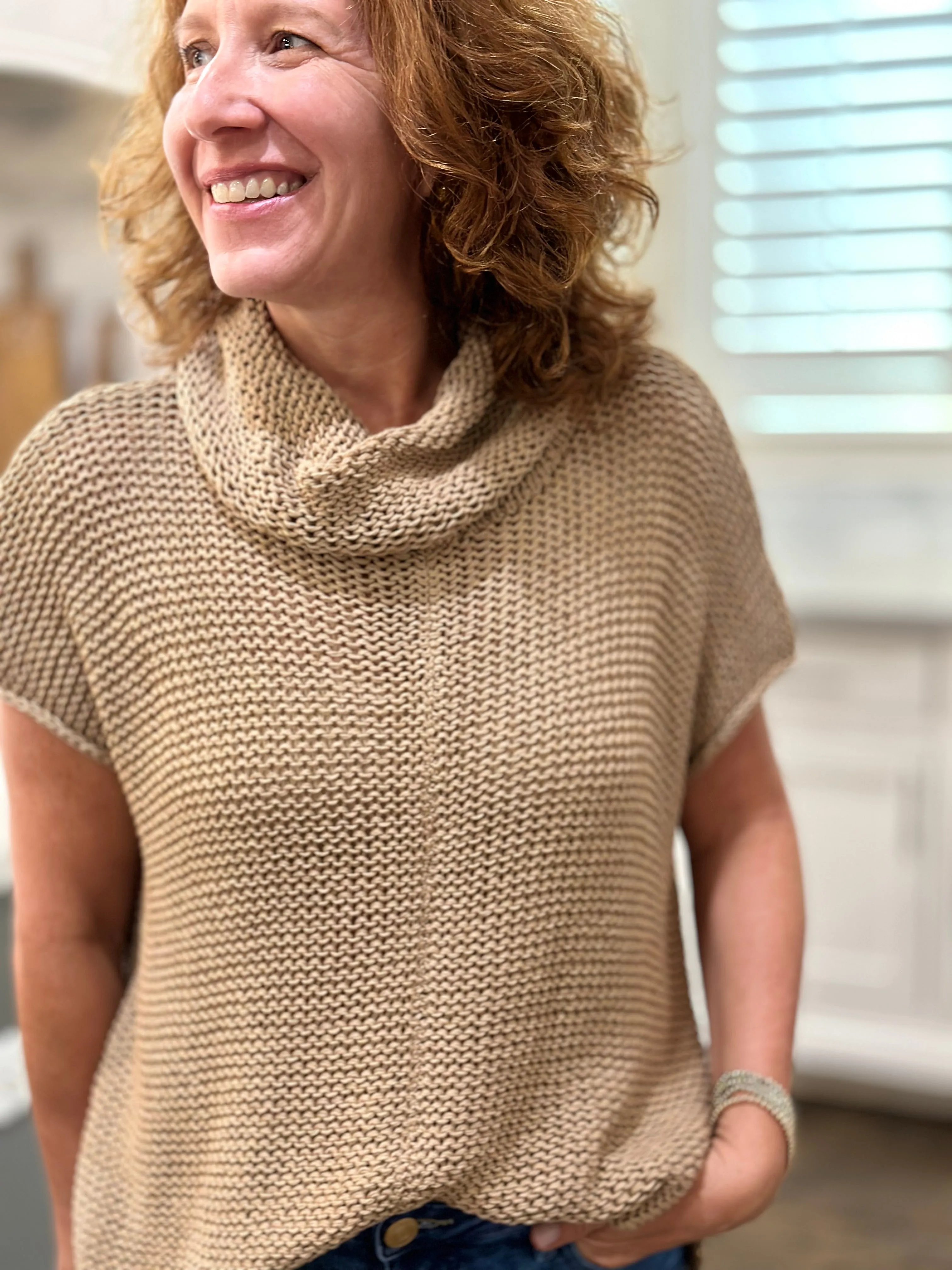 Wooden Ships Tasha Cowl Neck Cotton Top