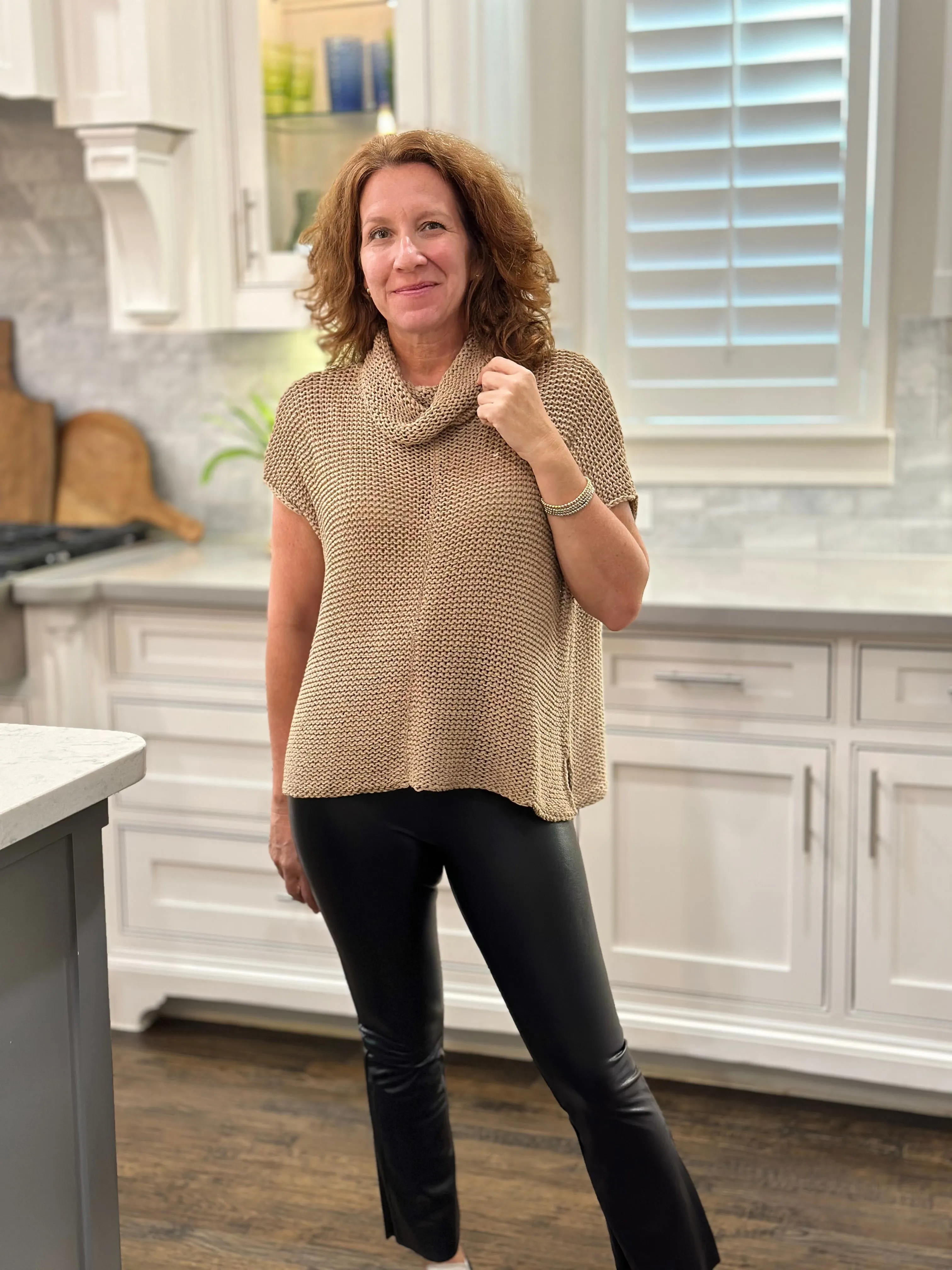 Wooden Ships Tasha Cowl Neck Cotton Top
