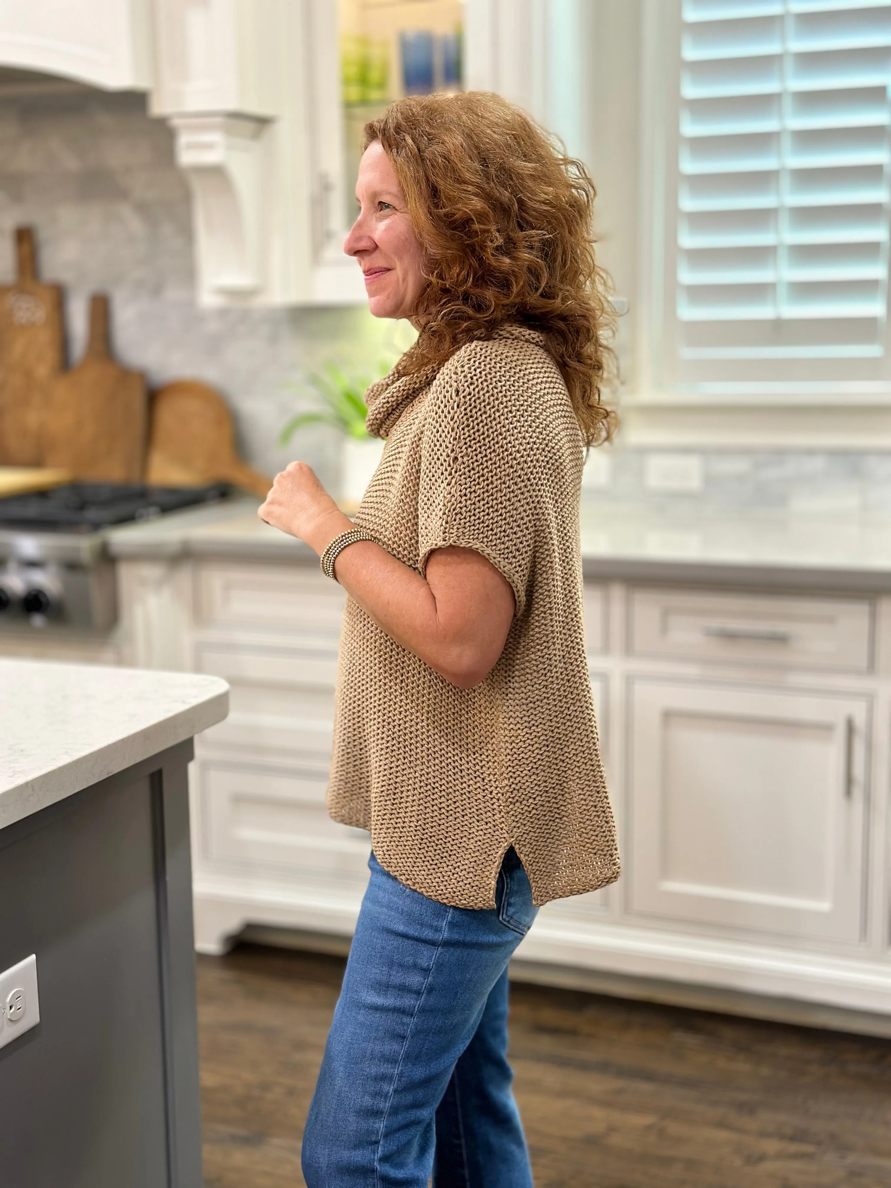 Wooden Ships Tasha Cowl Neck Cotton Top
