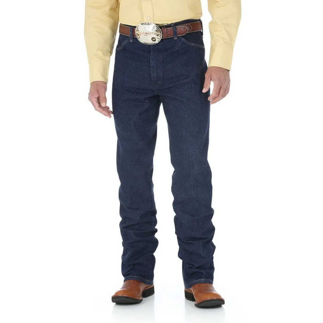 Wrangler Men's Cowboy Cut Navy Stretch Bootcut Jeans