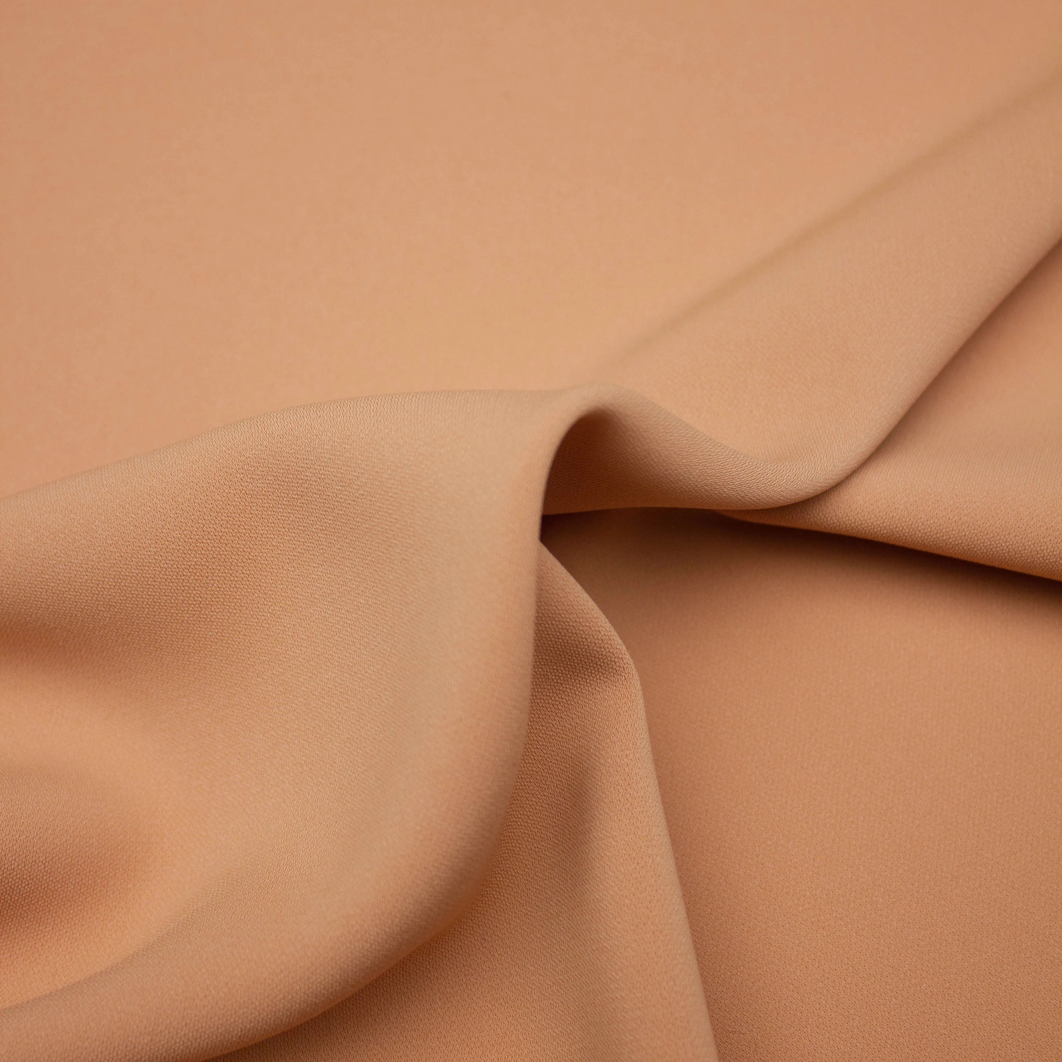Yves Warm Nude Polyester Crêpe